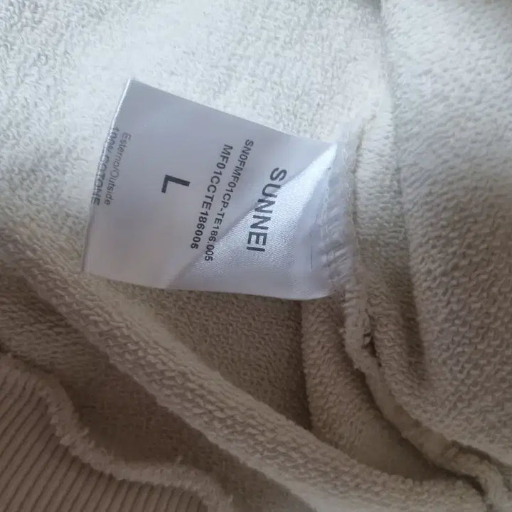 [BUNJANG] SUNNEI Ivory Hoodie L / SUNNEI 써네이 아이보리 후드티 L