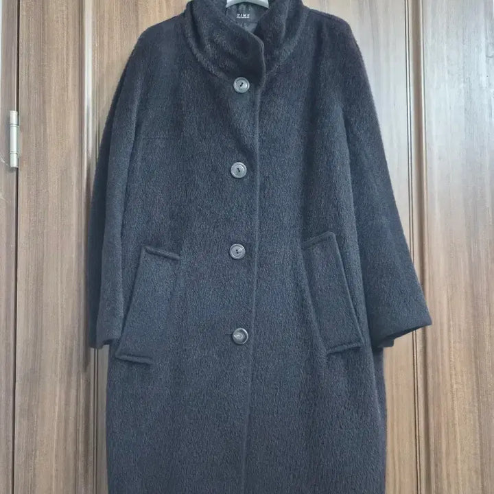 [BUNJANG] TIME Black Coat / TIME 타임 블랙 코트