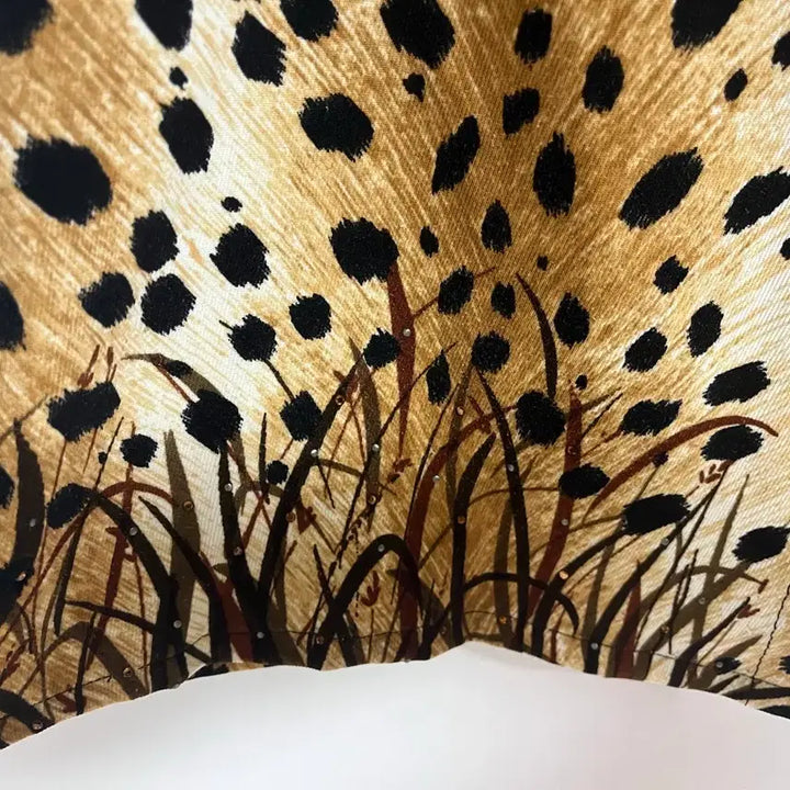 [BUNJANG] Vintage Leopard Print Tank Top / (일본 수입 빈티지)호피 레오파드 나시 셔츠 민소매