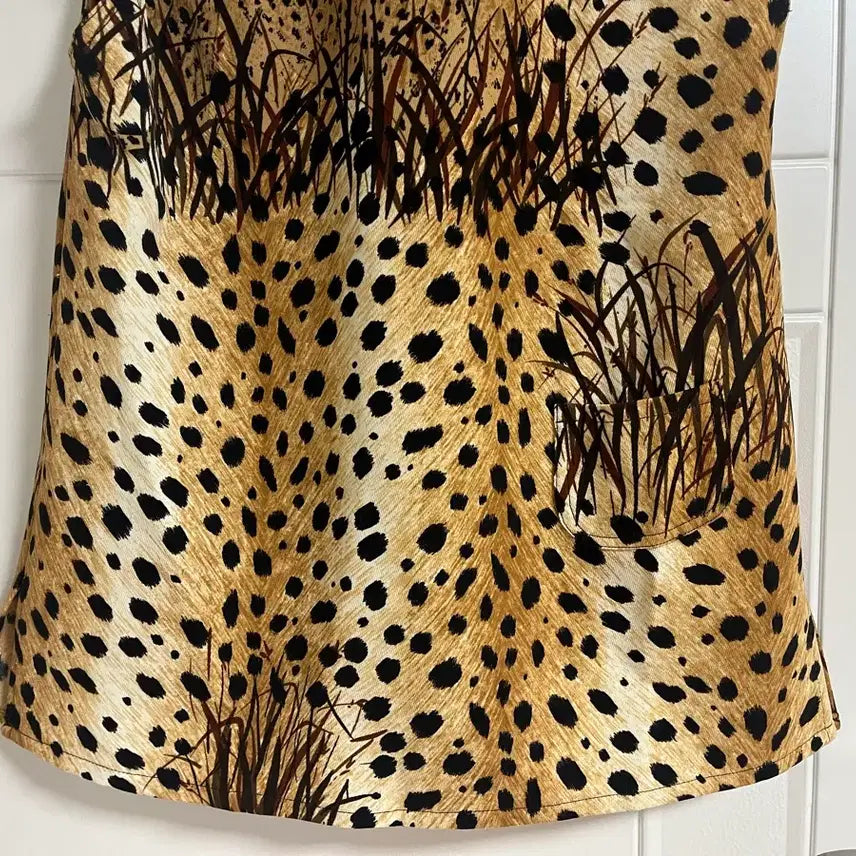 [BUNJANG] Vintage Leopard Print Tank Top / (일본 수입 빈티지)호피 레오파드 나시 셔츠 민소매