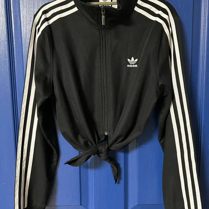 [BUNJANG] Adidas Cropped Track Jacket / 아디다스 삼선 크롭 트랙자켓