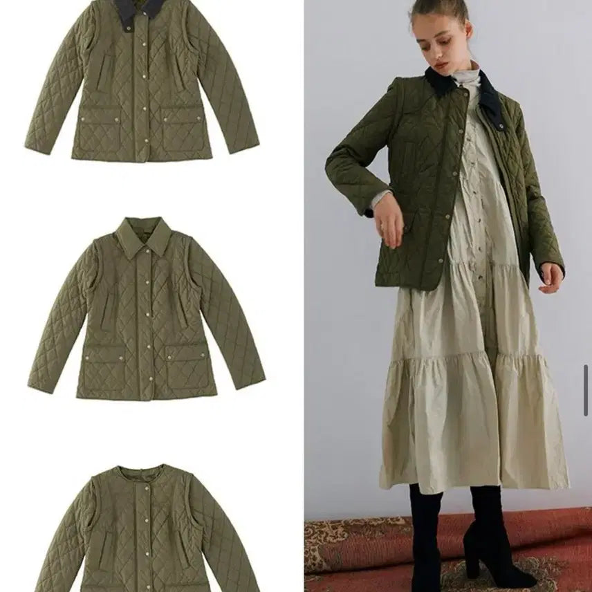 [BUNJANG] Frontrow Multiway Quilted Jacket / 프론트로우 멀티웨이 퀼팅 자켓 택포45000