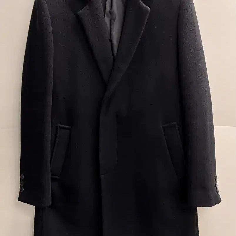 [BUNJANG] Toni Wek Men's Black Wool Coat M / 토니웩 남성 블랙 울 코트 M