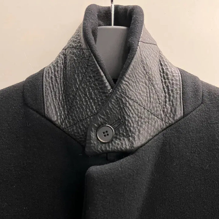 [BUNJANG] Toni Wek Men's Black Wool Coat M / 토니웩 남성 블랙 울 코트 M