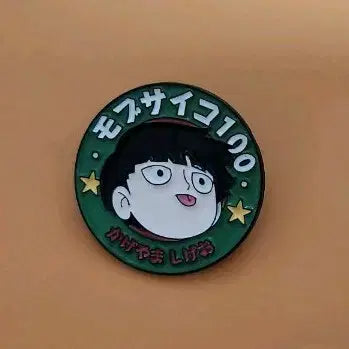 [BUNJANG] Mob Psycho 100 Metal Brooch Badge / 모브사이코 100 금속 브로치 뱃지