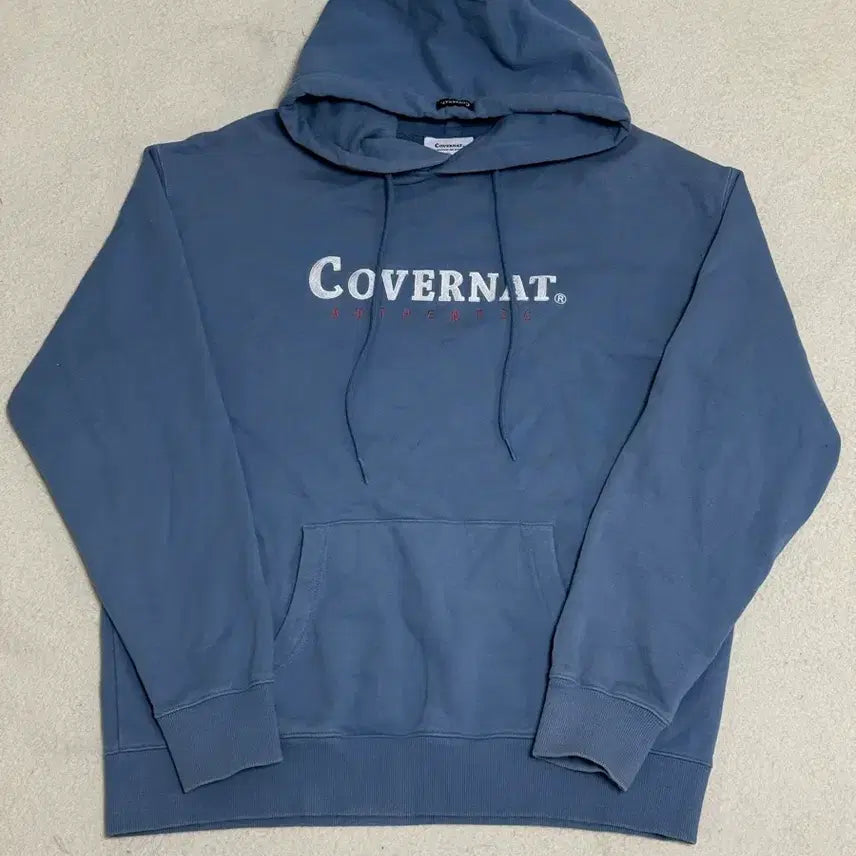 [BUNJANG] Covernat Blue Hoodie L / 커버낫 블루 후드티 L