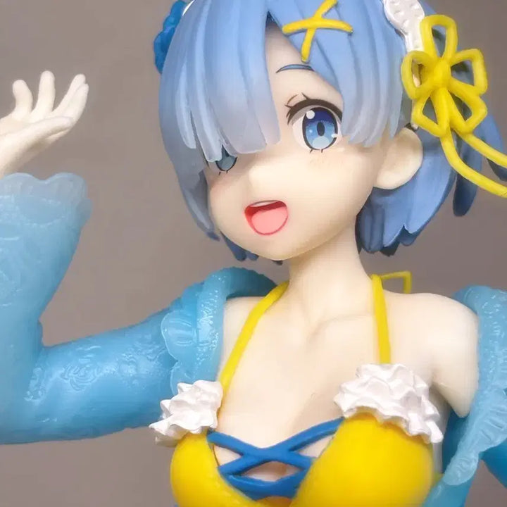 [BUNJANG] Rem Frill Swimsuit Figure / 렘 프릴 수영복 피규어