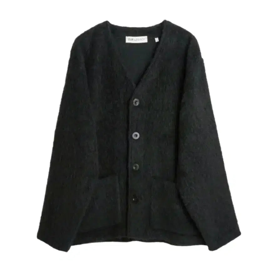 [BUNJANG] Our Legacy Mohair Cardigan Black / [46] 아워레가시 모헤어 가디건 블랙