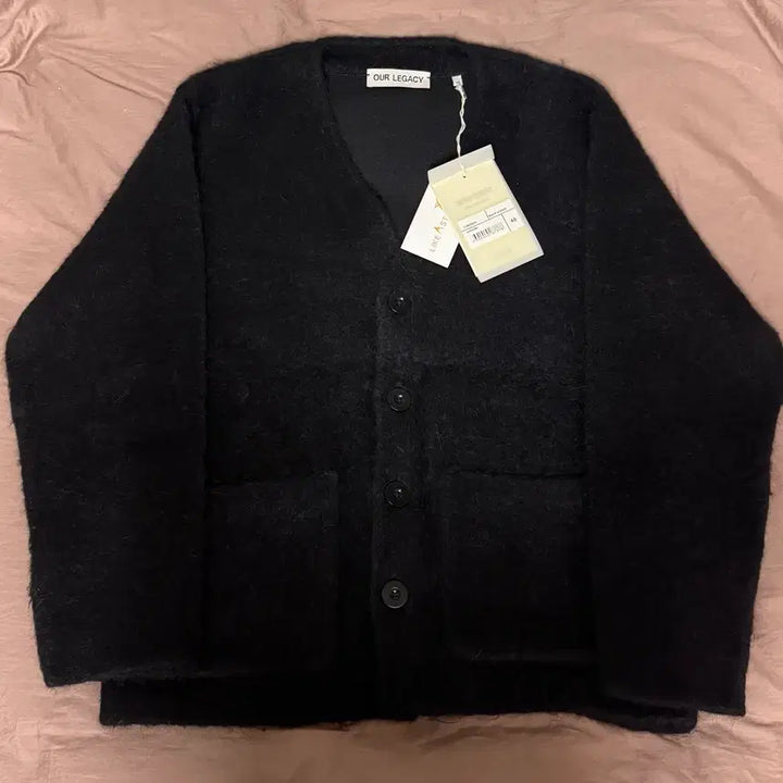 [BUNJANG] Our Legacy Mohair Cardigan Black / [46] 아워레가시 모헤어 가디건 블랙