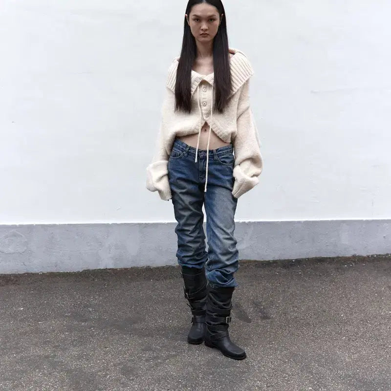 [BUNJANG] Wknd Project Brush Two-Way Cardigan / Wknd project 브러쉬 투웨이 가디건 (새상품)