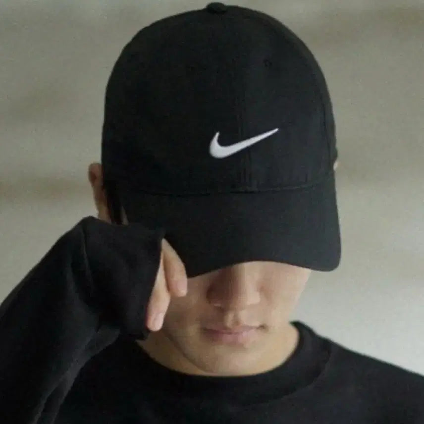[BUNJANG] Nike Legacy91 Black Ball Cap / 나이키 모자 레거시91 볼캡 새상품 정품 (구형/뒷부분 찍찍이)