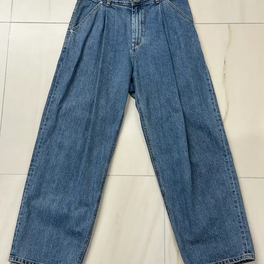 [SOLD OUT] [M] 유스 스트럭쳐 와이드 데님 팬츠