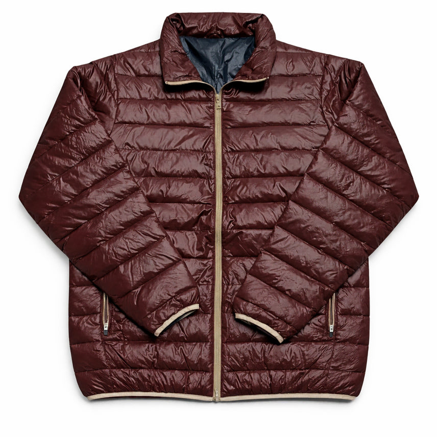 [BUNJANG] BEAMS LIGHTS Burgundy Lightweight Down Jacket L / JPN 일본 빈티지 빔즈 라이트 BEAMSLIGHTS 버건디 경량패딩 L