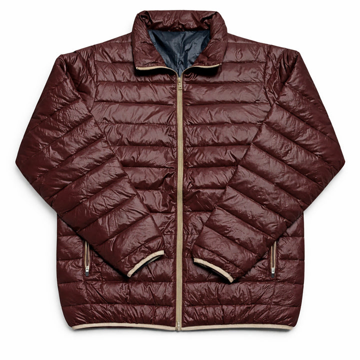 [BUNJANG] BEAMS LIGHTS Burgundy Lightweight Down Jacket L / JPN 일본 빈티지 빔즈 라이트 BEAMSLIGHTS 버건디 경량패딩 L