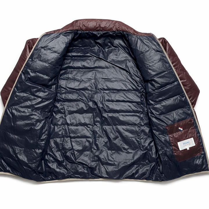 [BUNJANG] BEAMS LIGHTS Burgundy Lightweight Down Jacket L / JPN 일본 빈티지 빔즈 라이트 BEAMSLIGHTS 버건디 경량패딩 L