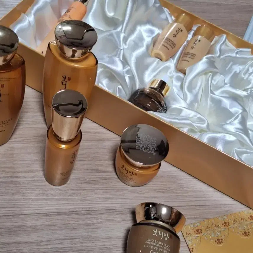 [BUNJANG] Coreana Show Boryeong Skincare Set / 피부관리 [코리아나] 쇼 보리앙 고금 7종세트진정 쿨링 트러블쇼핑백 케어