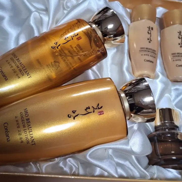 [BUNJANG] Coreana Show Boryeong Skincare Set / 피부관리 [코리아나] 쇼 보리앙 고금 7종세트진정 쿨링 트러블쇼핑백 케어