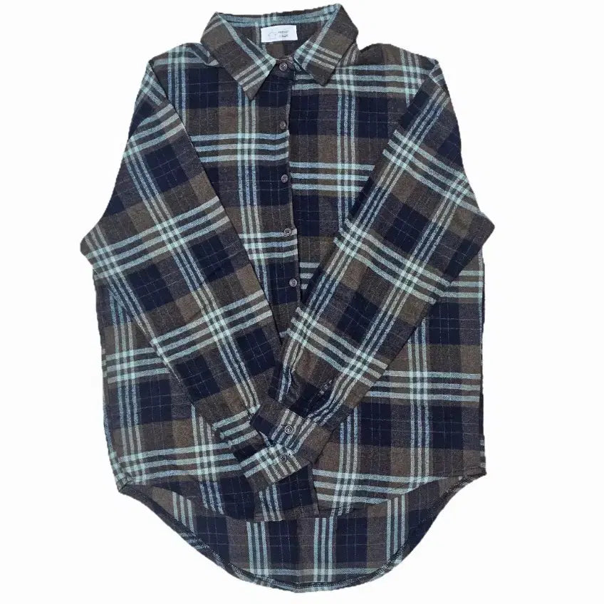 [BUNJANG] Checked Shirt / 체크 남방 셔츠