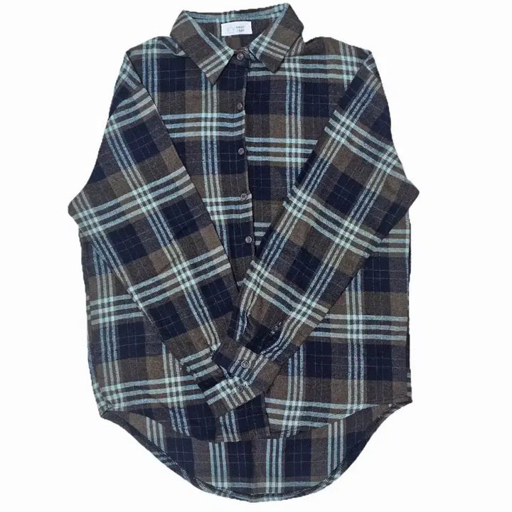 [BUNJANG] Checked Shirt / 체크 남방 셔츠