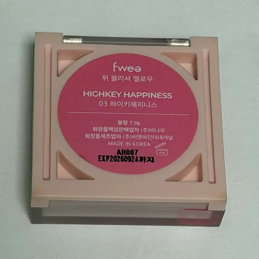 [BUNJANG] Fwee Mellow 03 High Key Happiness Blush / 퓌 블러셔 멜로우 03 하이키해피니스