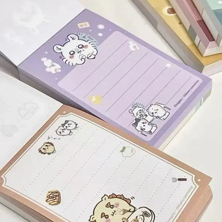 [BUNJANG] Chiikawa Character Memo Pad / 치이카와 캐릭터 메모패드 (떡메모지)