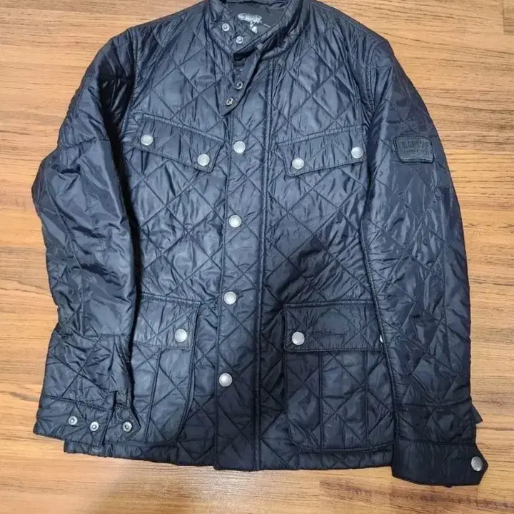 [BUNJANG] Barbour International Quilted Jacket (Black, Size S) / 바버인터내셔널 퀄팅자켓 (블랙, S사이즈)