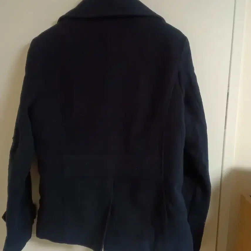 [BUNJANG] Navy Gold Button Pea Coat / 금장 피코트 네이비