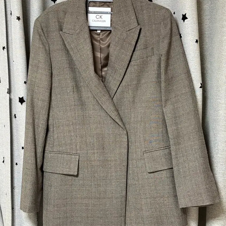 [BUNJANG] Calvin Klein Office Check Blazer Jacket + H-Line Semi Skirt / (새상품)켈빈클라인 오피스체크 정장자켓40(66)+H라인 세미스커트