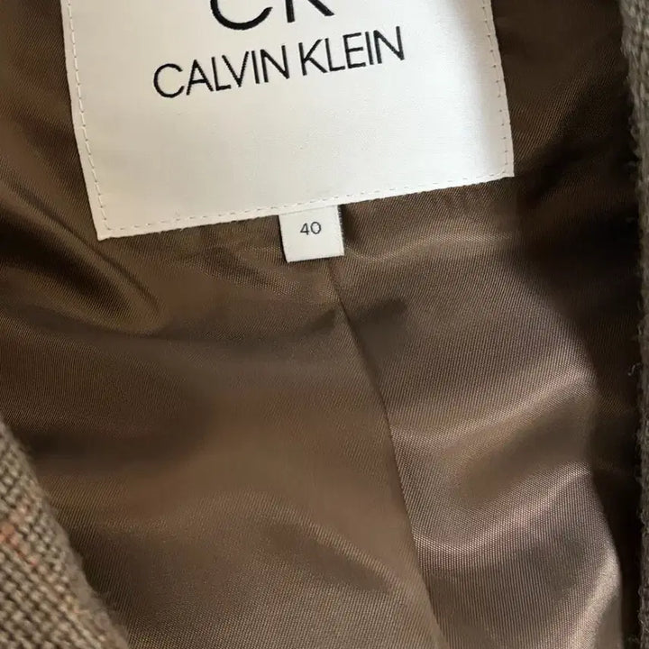 [BUNJANG] Calvin Klein Office Check Blazer Jacket + H-Line Semi Skirt / (새상품)켈빈클라인 오피스체크 정장자켓40(66)+H라인 세미스커트