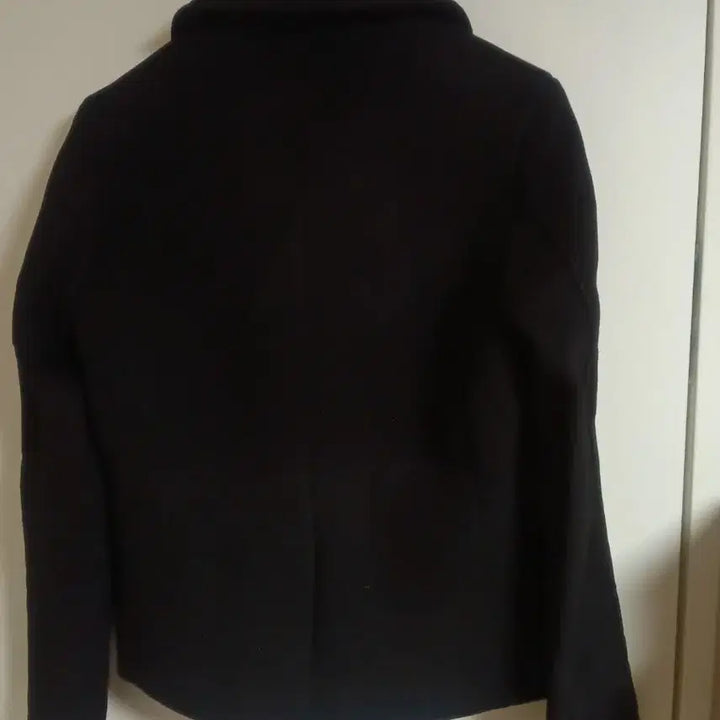 [BUNJANG] Double Button Half Pea Coat / 모직 더블 버튼 하프피코트