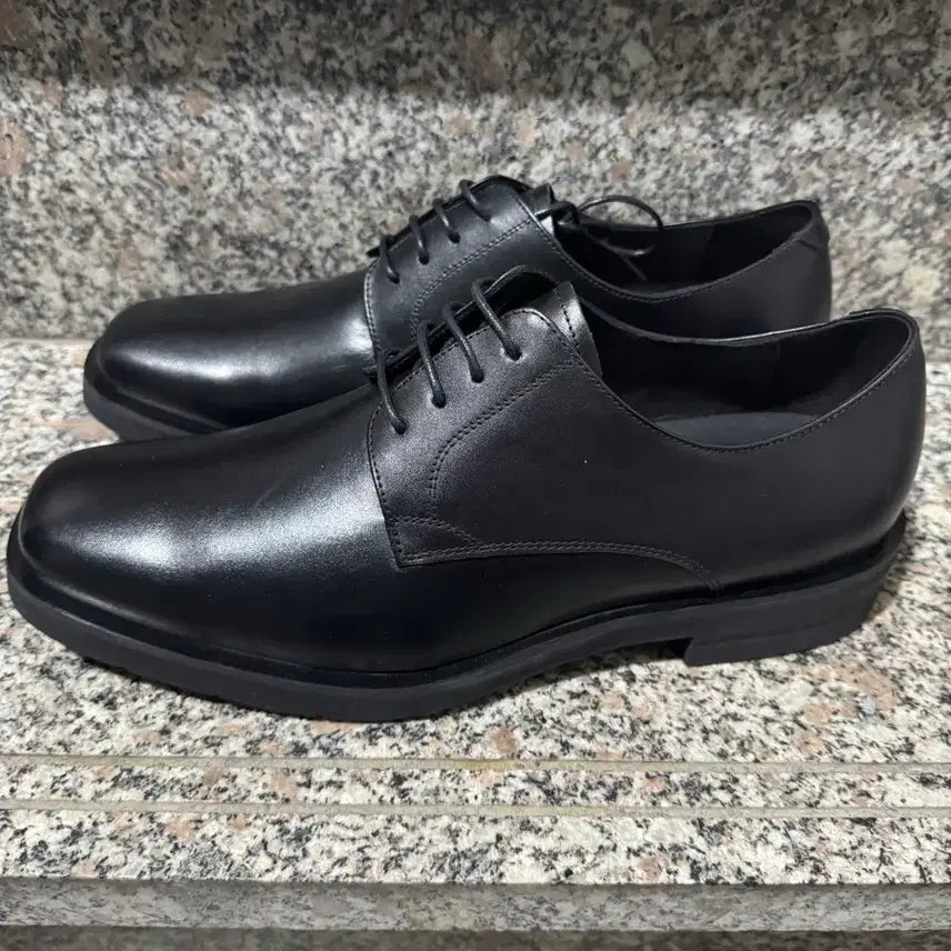[BUNJANG] Hawkins Square Toe Derby Black Shoes / [새것] 호킨스 스퀘어토 더비 270 블랙