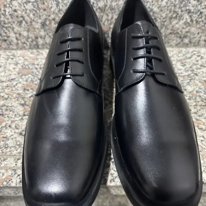 [BUNJANG] Hawkins Square Toe Derby Black Shoes / [새것] 호킨스 스퀘어토 더비 270 블랙