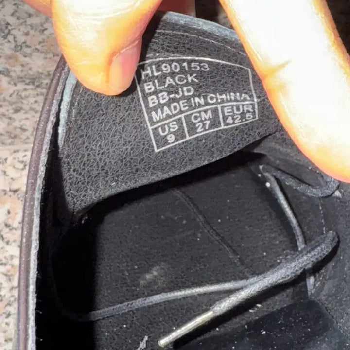 [BUNJANG] Hawkins Square Toe Derby Black Shoes / [새것] 호킨스 스퀘어토 더비 270 블랙