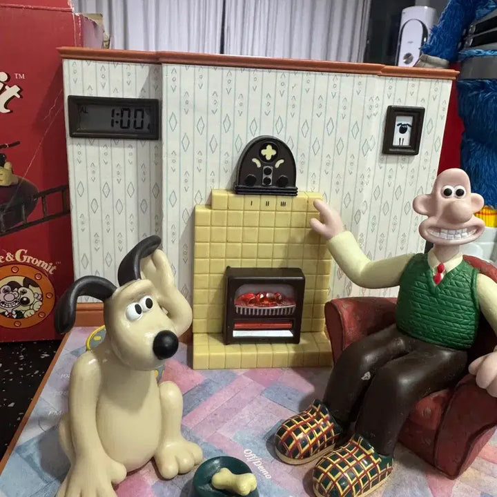 [BUNJANG] Wallace and Gromit Alarm Clock Figure / 월레스와 그로밋 알람시계 피규어