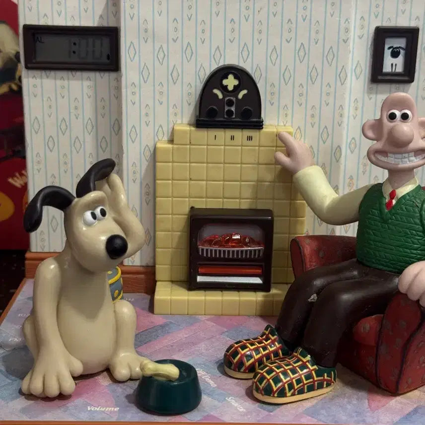 [BUNJANG] Wallace and Gromit Alarm Clock Figure / 월레스와 그로밋 알람시계 피규어