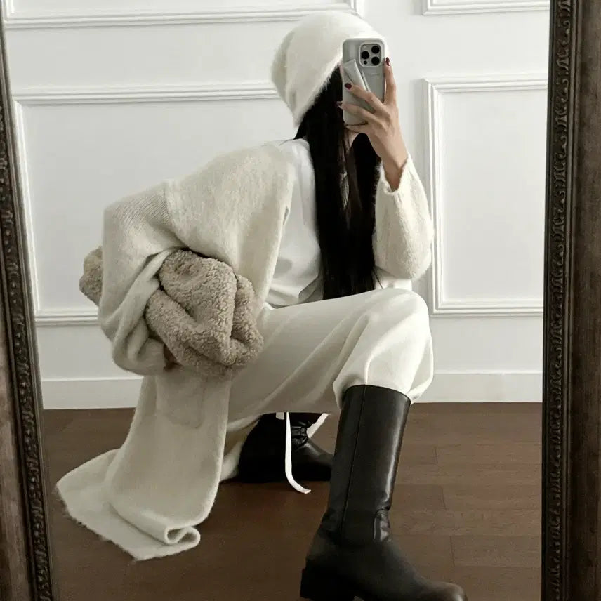 [BUNJANG] Vintage Washed Zipper Half Boots (Brown) / 