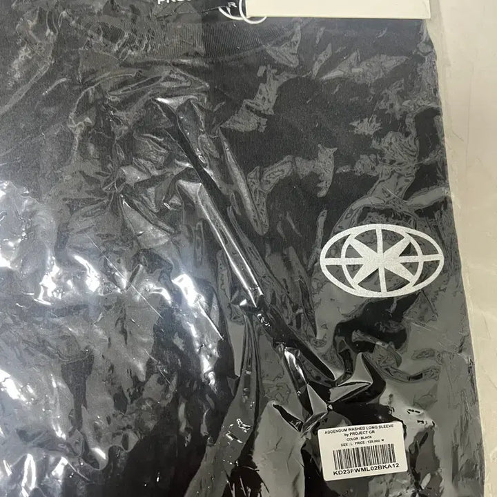 [BUNJANG] Kid Milli Project GR Washed Long Sleeve Black / [L]키드밀리 프로젝트gr 워시드 롱슬리브 블랙