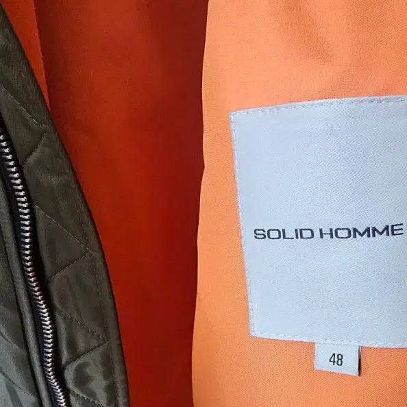 [BUNJANG] Solid Homme MA-1 Hooded Jacket / 솔리드옴므 MA-1 후드 자켓 48
