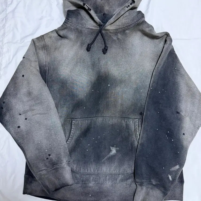 [BUNJANG] Bowwow Hard Aging Hoodie Black L / Bowwow 바우와우 하드 에이징 후드 블랙 L