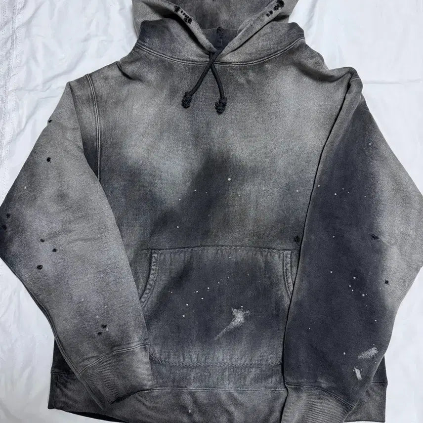 [BUNJANG] Bowwow Hard Aging Hoodie Black L / Bowwow 바우와우 하드 에이징 후드 블랙 L