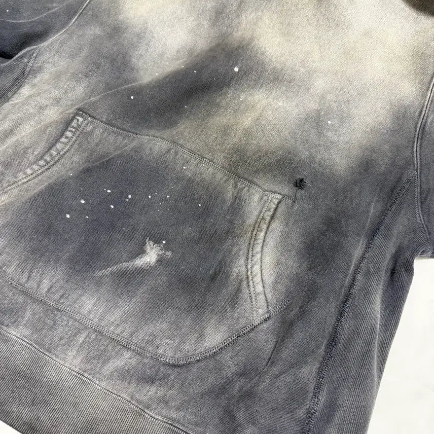 [BUNJANG] Bowwow Hard Aging Hoodie Black L / Bowwow 바우와우 하드 에이징 후드 블랙 L