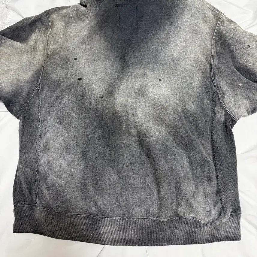 [BUNJANG] Bowwow Hard Aging Hoodie Black L / Bowwow 바우와우 하드 에이징 후드 블랙 L