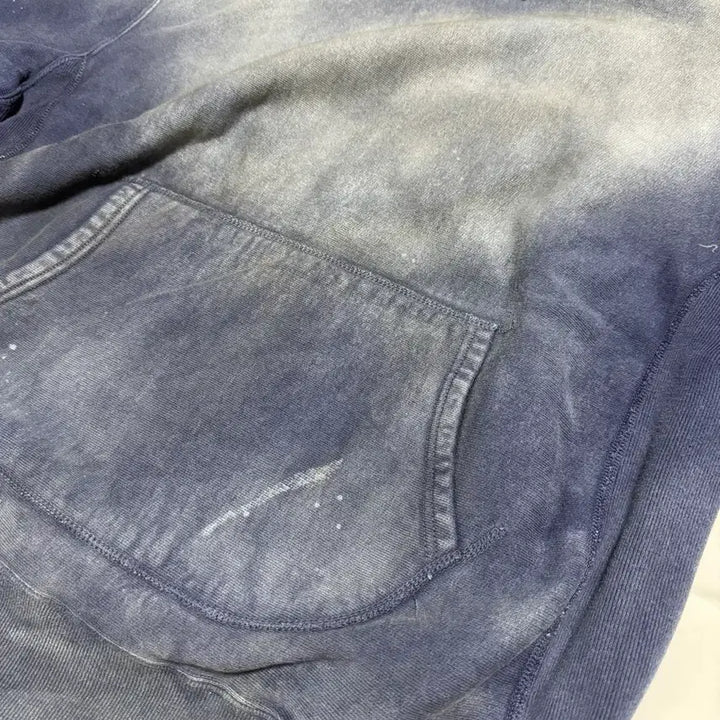 [BUNJANG] Bowwow Hard Aging Hoodie Navy M / Bowwow 바우와우 하드 에이징 후드 네이비 M