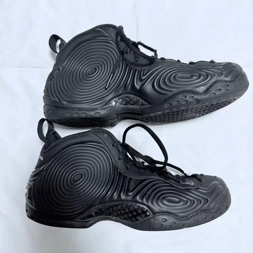 [BUNJANG] Comme des Garcons Nike Foamposite Black / [260] 꼼데가르송 나이키 폼포짓 블랙