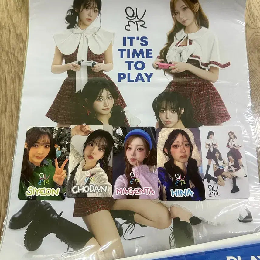 [BUNJANG] QWER POB Photocard Poster Bundle Set / [풀세트] Qwer 플스 포토카드 포스터
