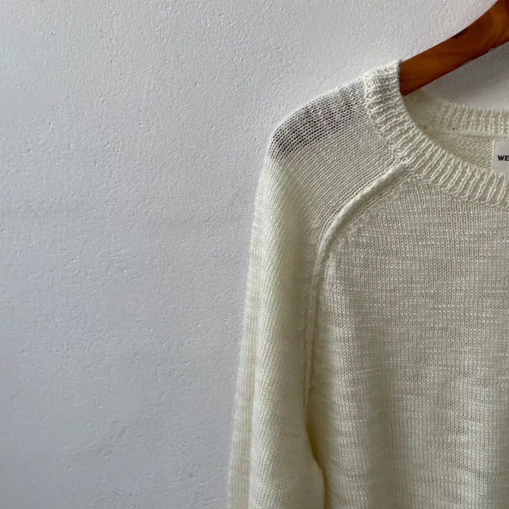 [BUNJANG] Ivory Slub Wool Knit / 새상품 고퀄리티 아이보리 슬라브 울 니트