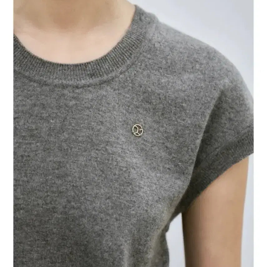 [BUNJANG] Grey Room Pond Capsule Sleeve Knit Gray / 그레이룸 폰드 캡슬리브 니트 그레이