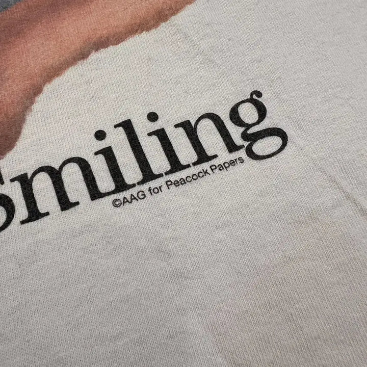 [BUNJANG] Vintage 90s I Am Smiling Cat Graphic T-shirt / 빈티지 90s I Am Smiling 캣 그래픽 티셔츠