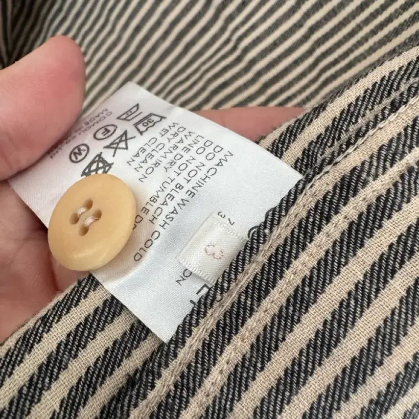 [BUNJANG] Komori 22SS Stripe Work Jacket / 22SS 코모리 스트라이프 워크자켓 3