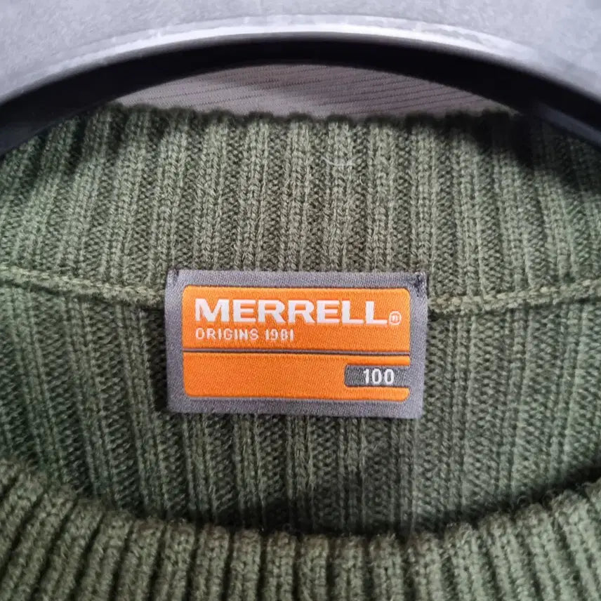 [BUNJANG] Merrell Men's Ribbed Knit Sweater / 머렐 골지 니트 남 슬100ㅡ0116